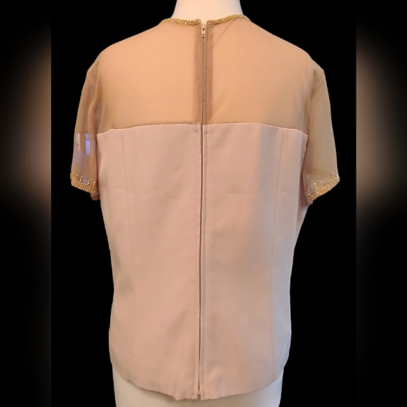 St. Anthony evening size 14 tan 3 piece suit - Picture 5 of 16